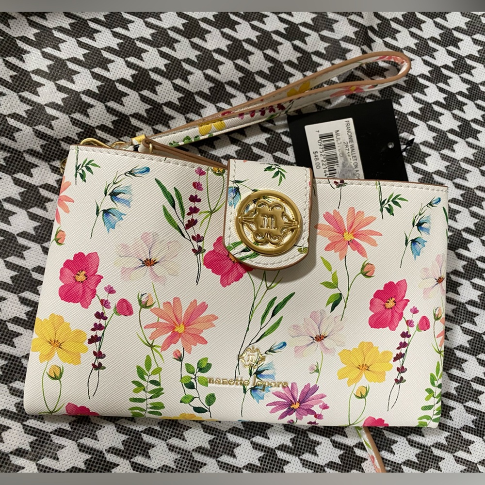 NWT Nanette Lepore Francine Wallet/Clutch/Crossbody On A Chain - Picture 4 of 13